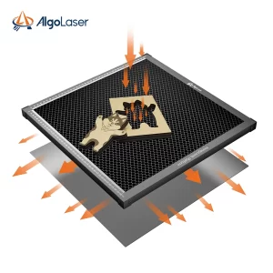 Honeycomb AlgoLaser 400×400 mm – Corte Limpio y Seguro